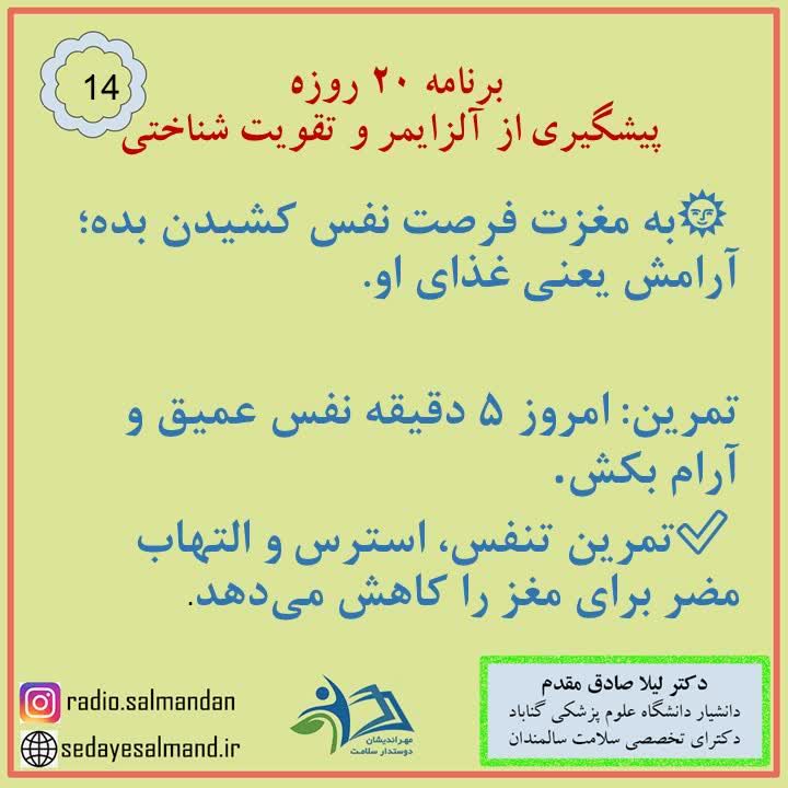 برنامه ۲۰ روزه پیش گیری از آلزایمر3-2