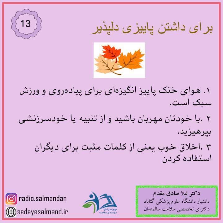 برای داشتن پاییز دلپذیر2-3