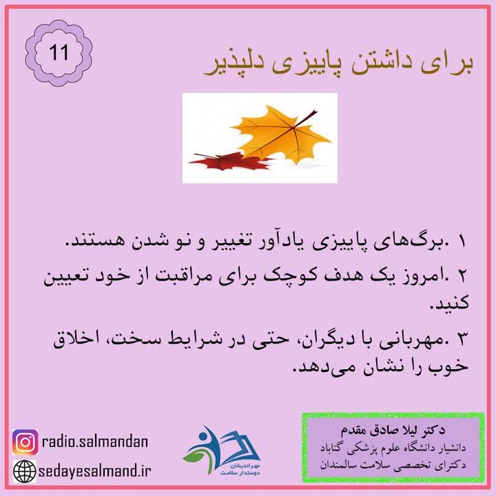 برای داشتن پاییز دلپذیر 2-1