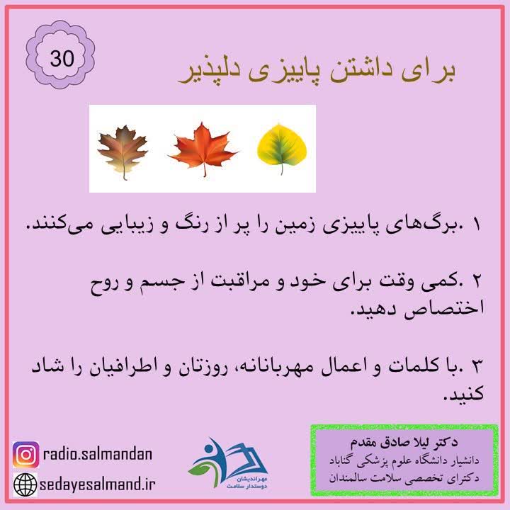 داشتن پاییز دلپذیر 3-10